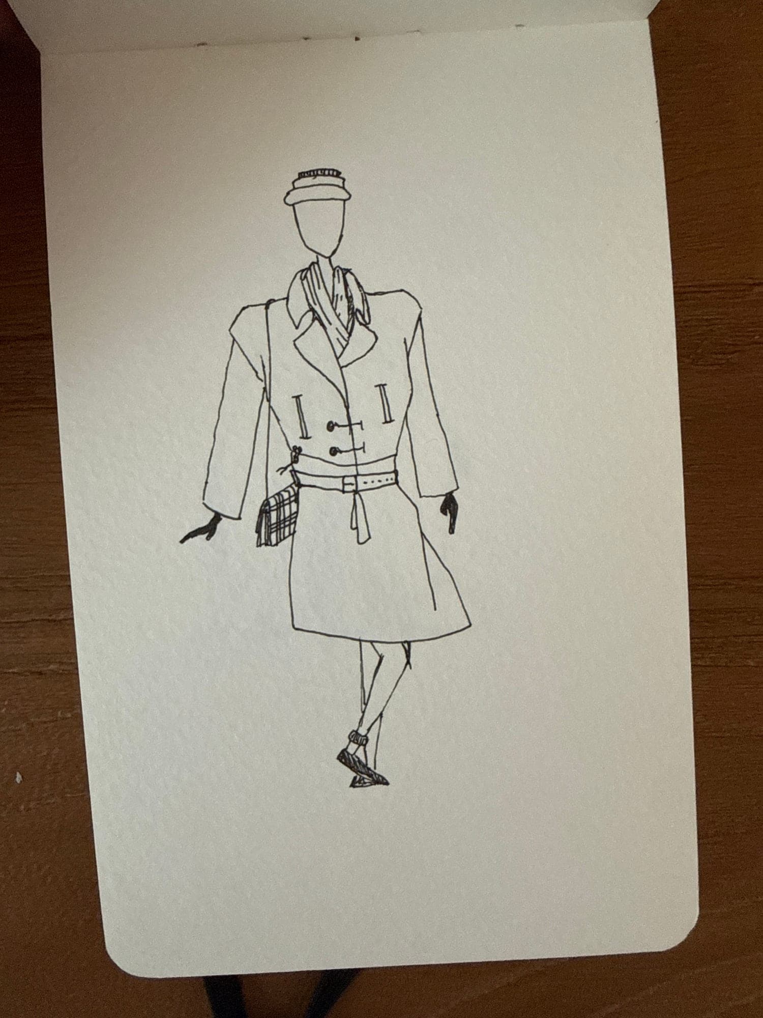 Clothes sketches — sheet 8