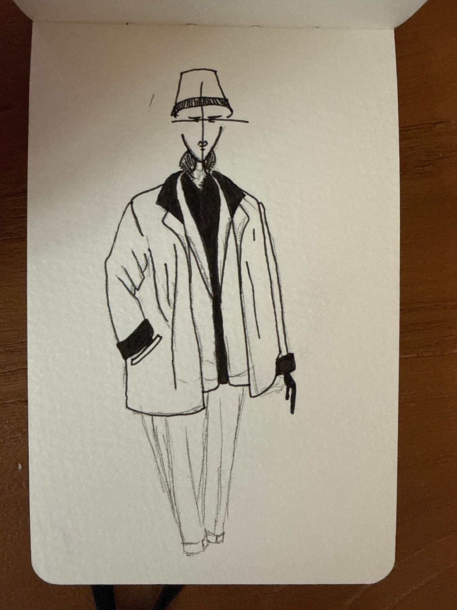 Clothes sketches — sheet 20