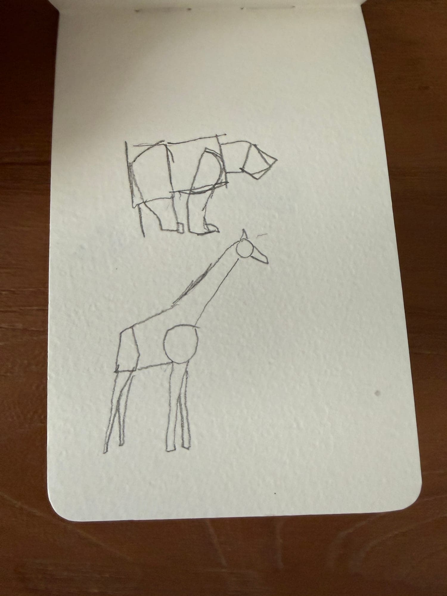 Pencil animals — sheet 5