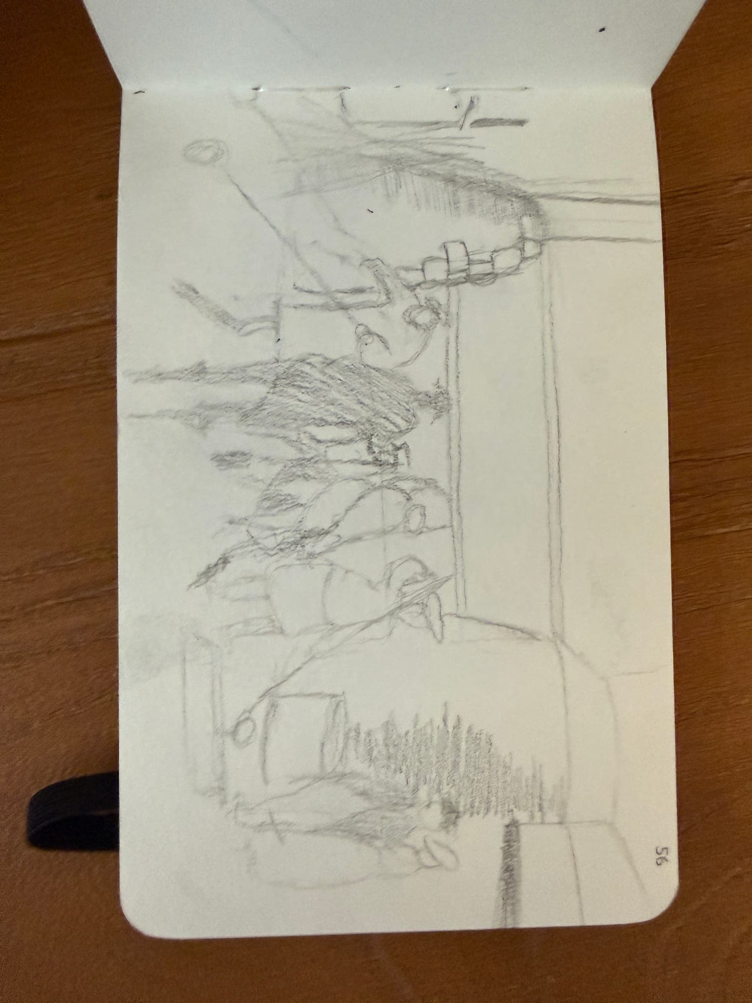 Pencil, people — sheet 9