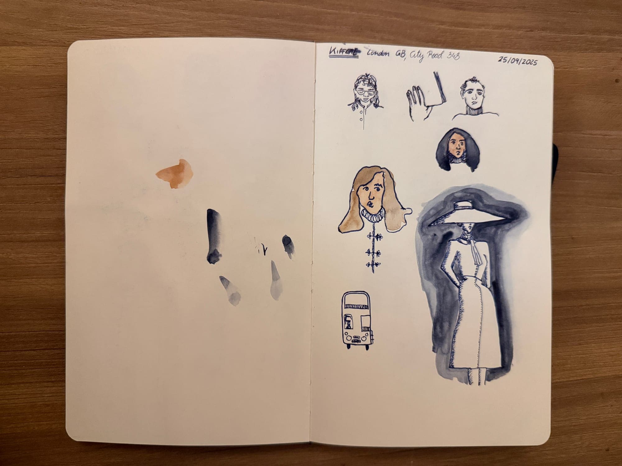 Sketching and aquarelle — sheet 3