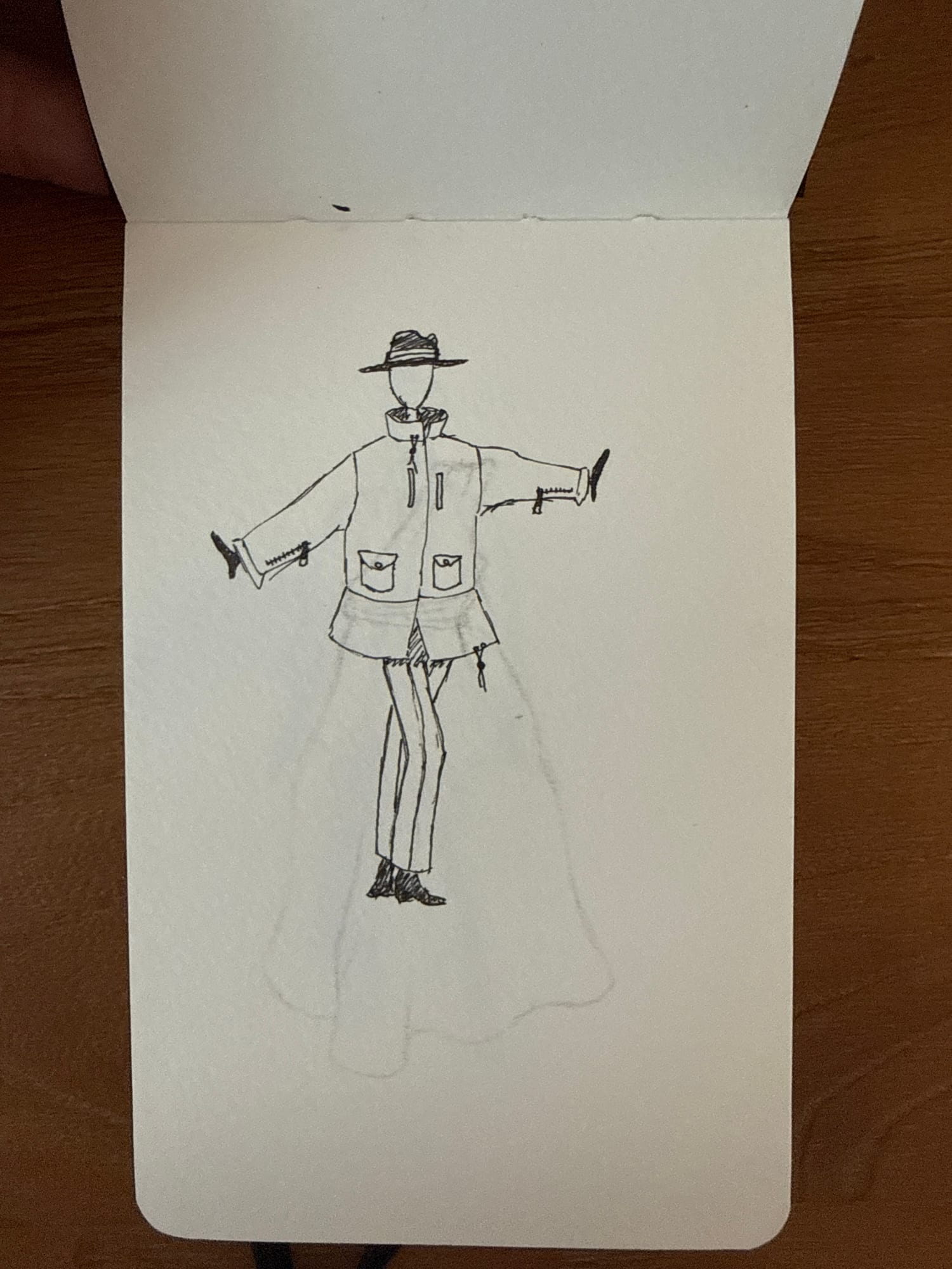 Clothes sketches — sheet 1