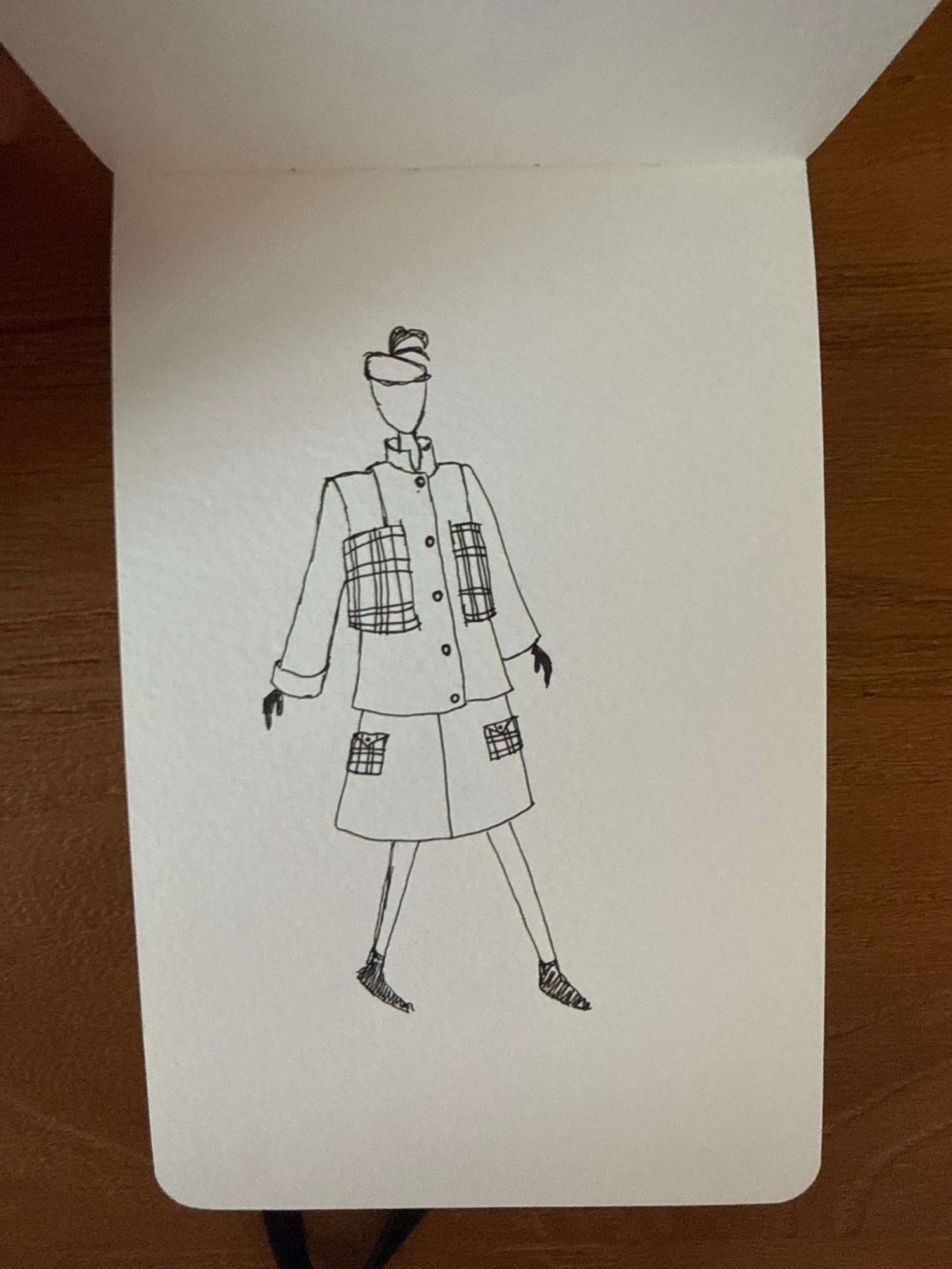 Clothes sketches — sheet 4