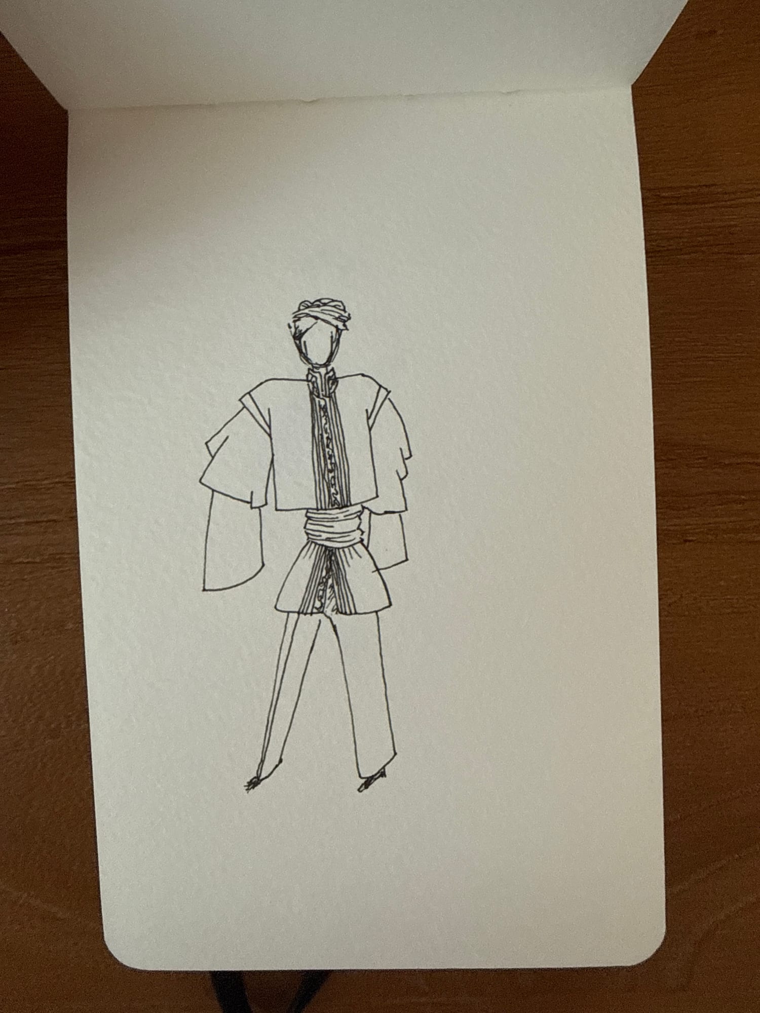 Clothes sketches — sheet 5