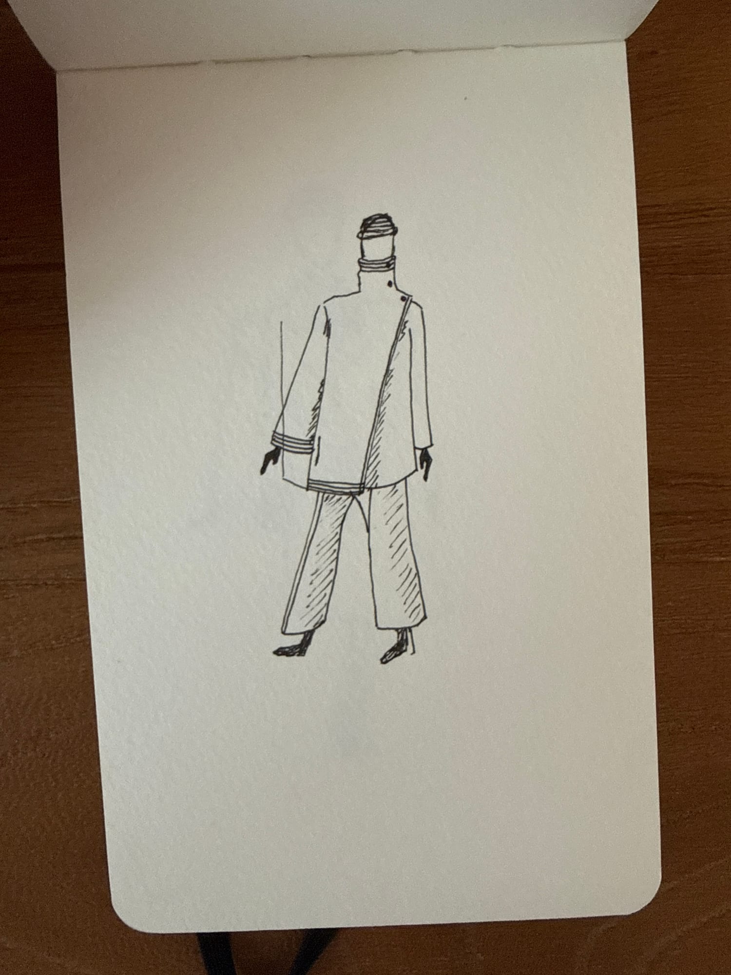 Clothes sketches — sheet 7