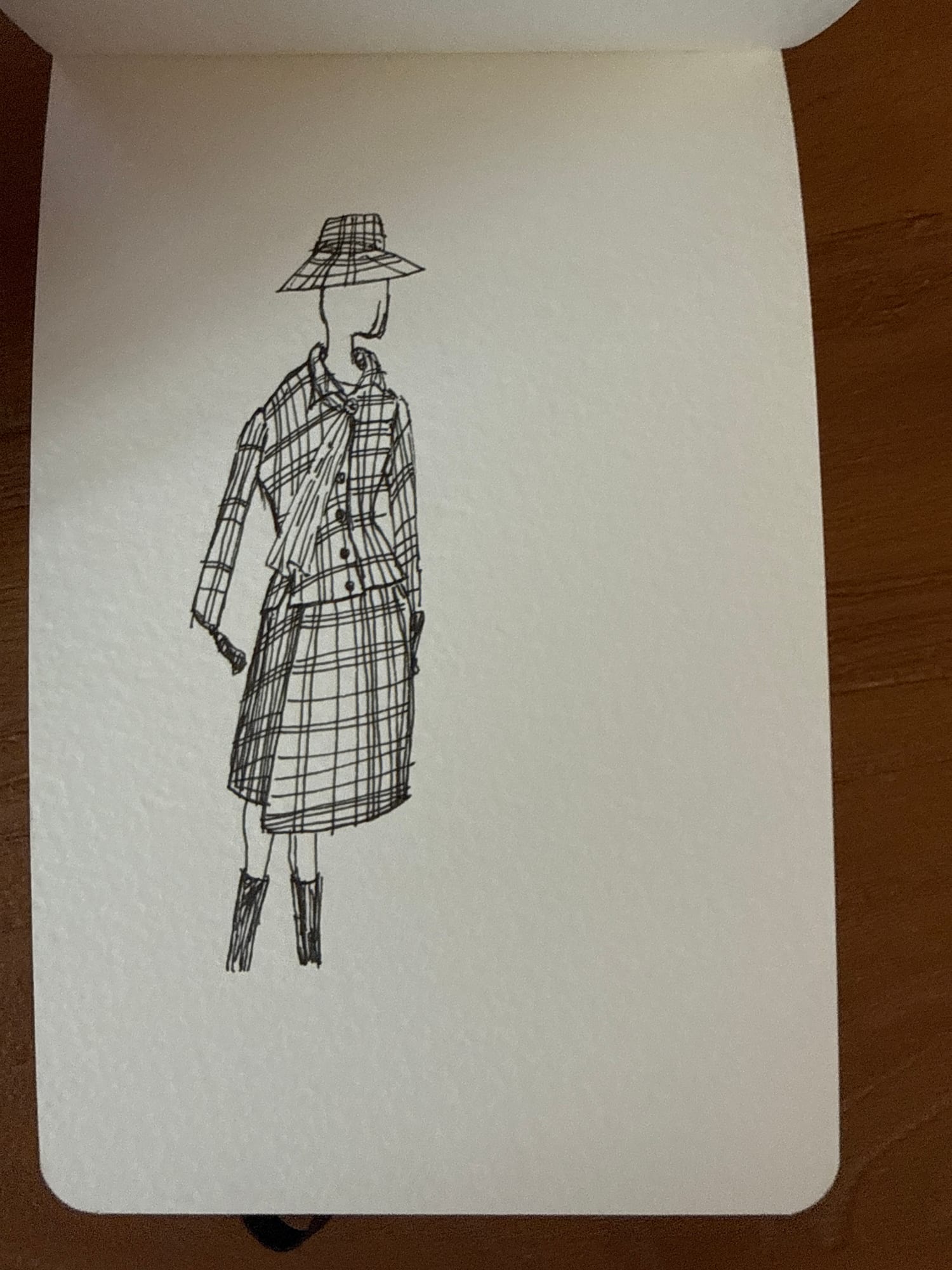 Clothes sketches — sheet 12