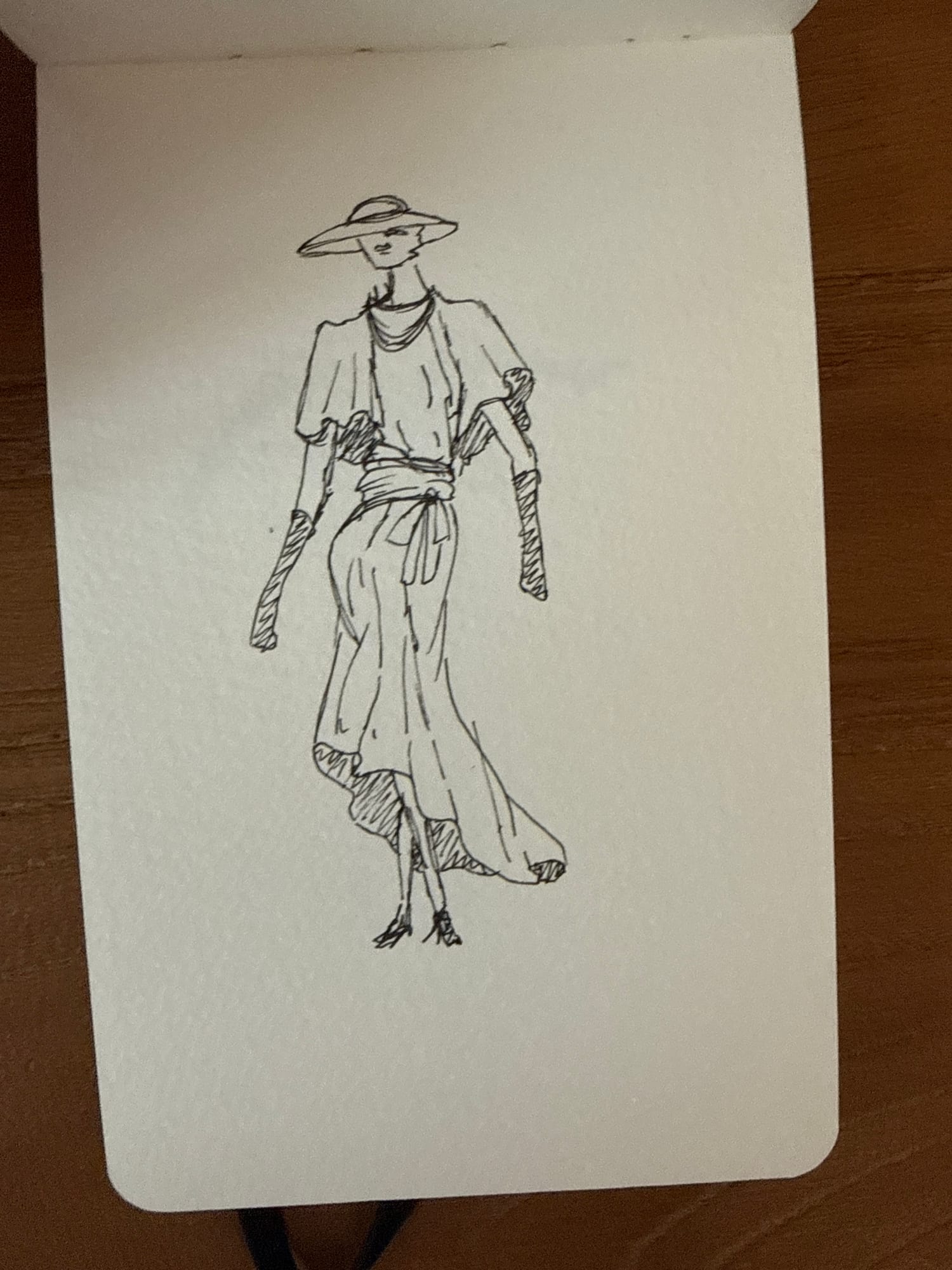 Clothes sketches — sheet 14