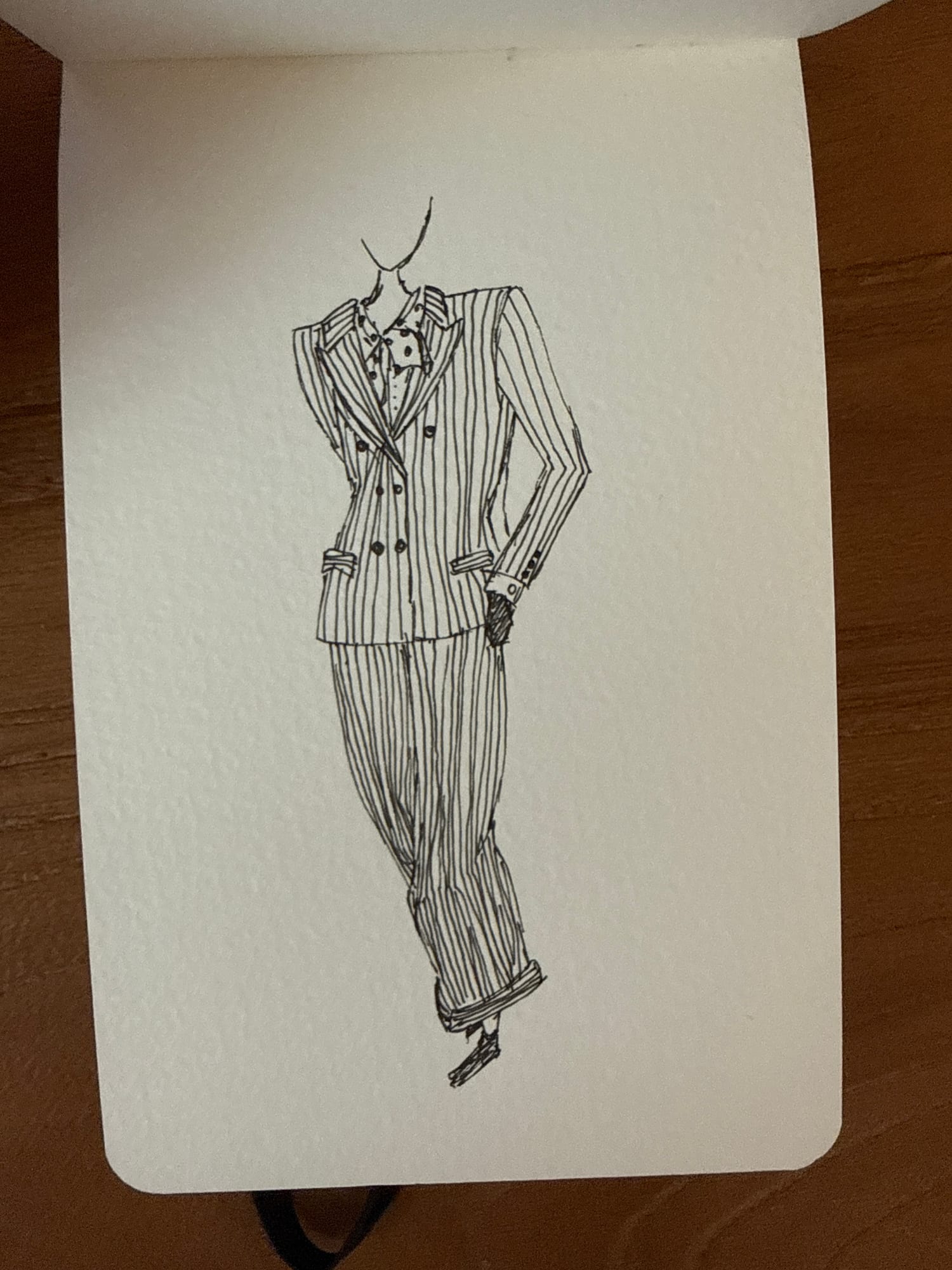 Clothes sketches — sheet 16