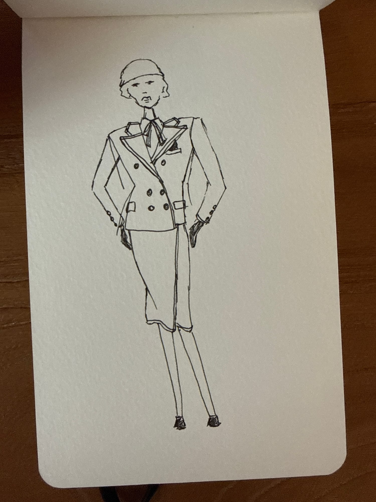 Clothes sketches — sheet 17