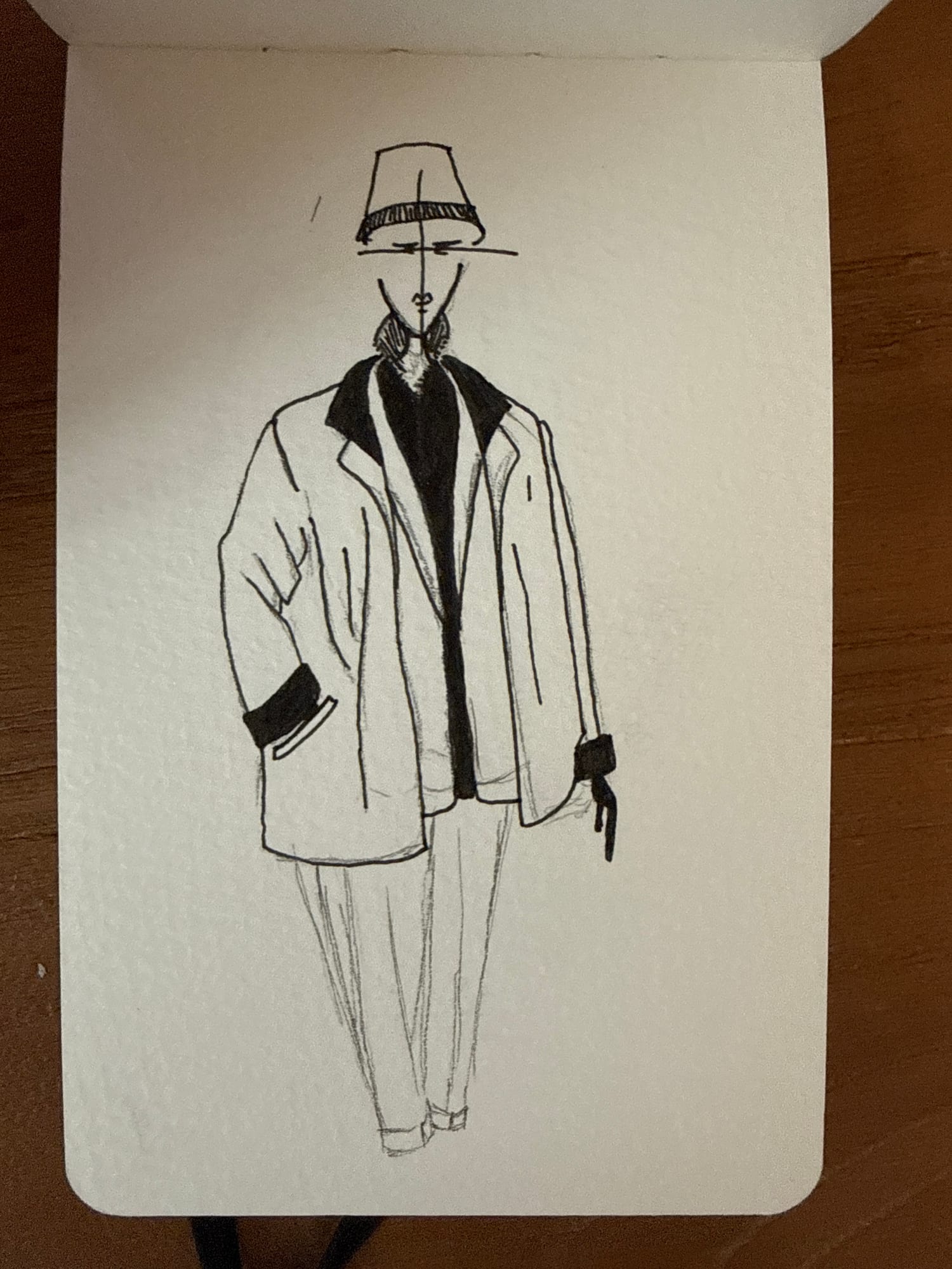 Clothes sketches — sheet 20