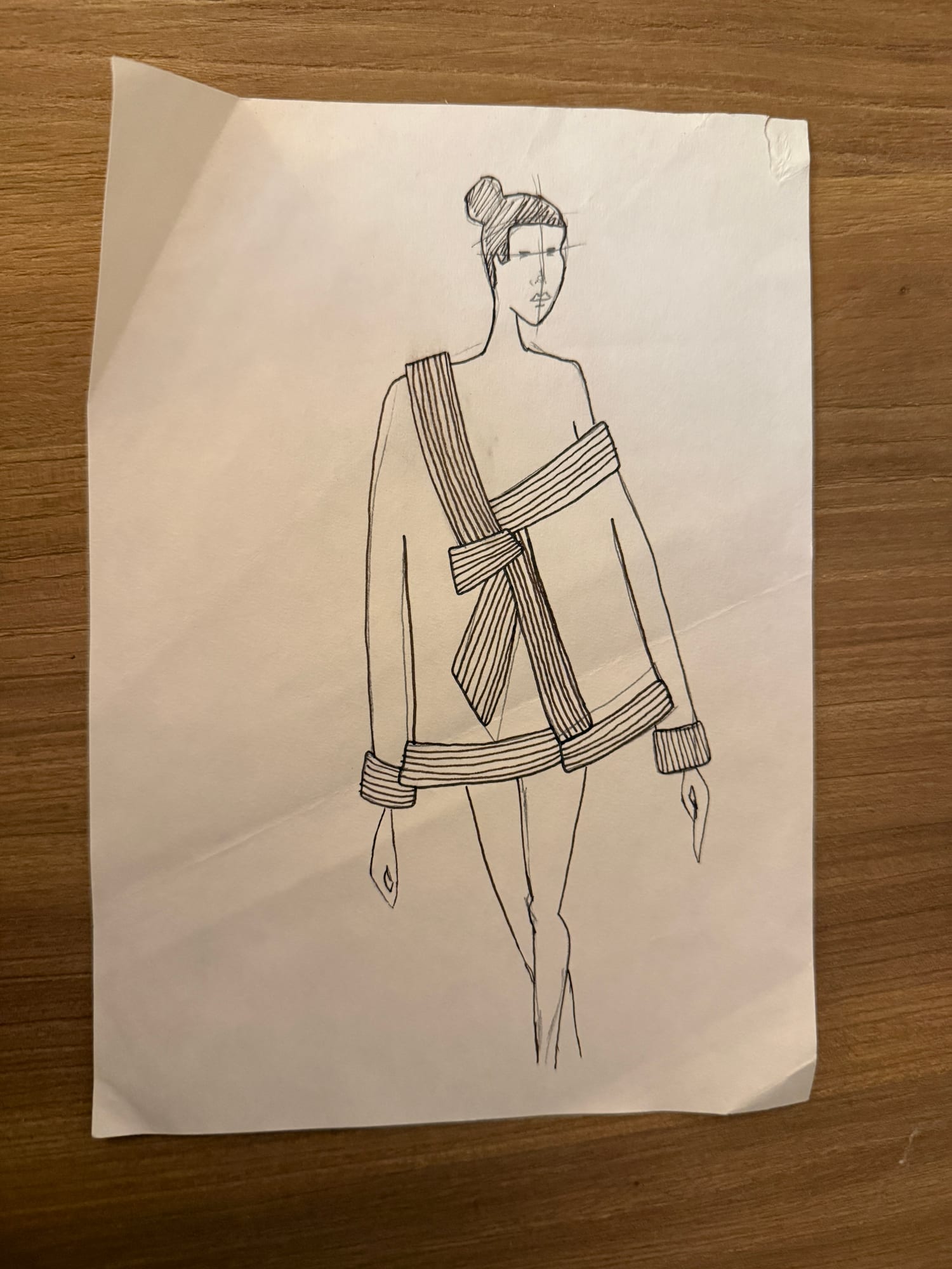 Clothes sketches — sheet 22