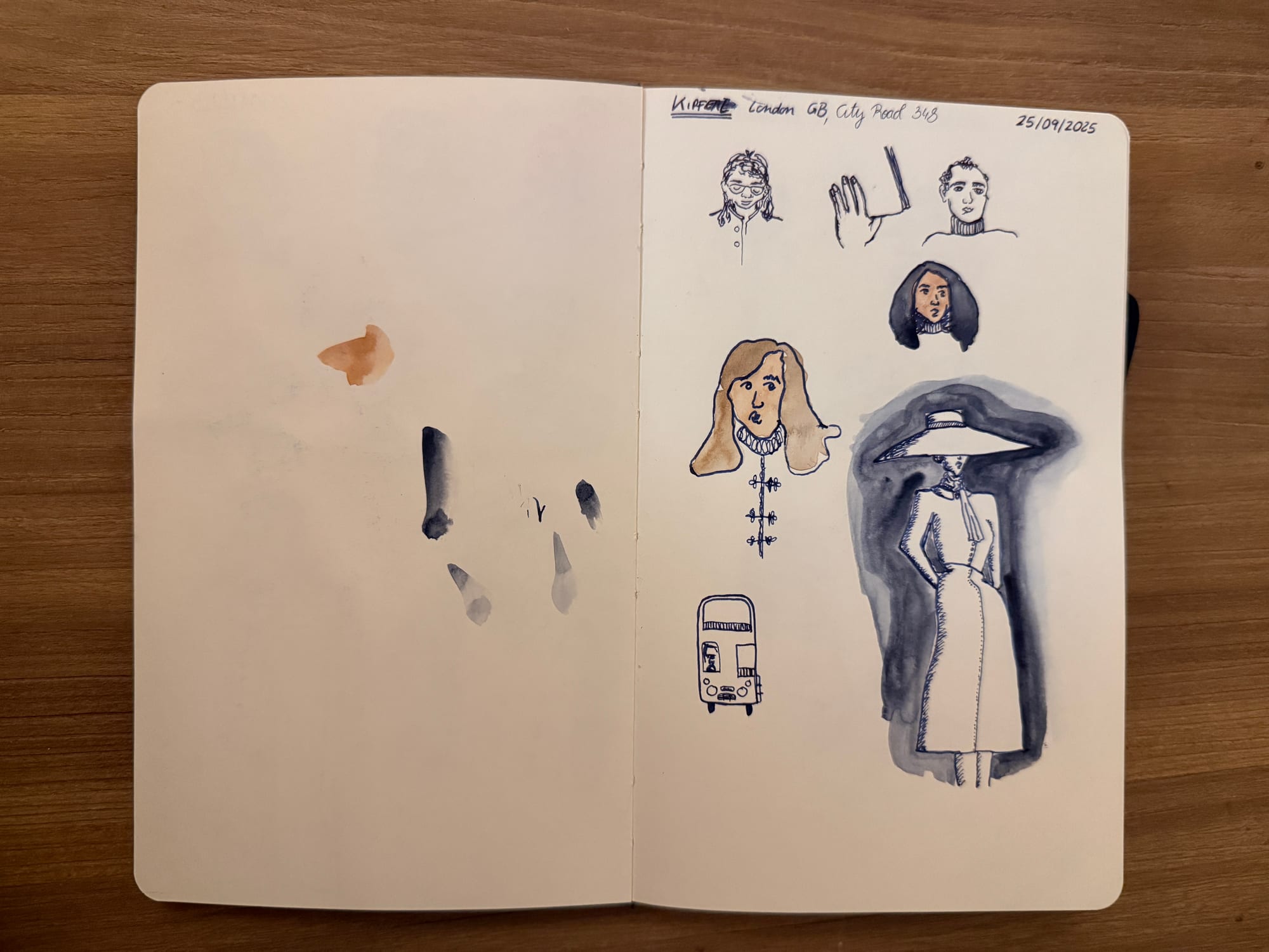 Sketching and aquarelle — sheet 3