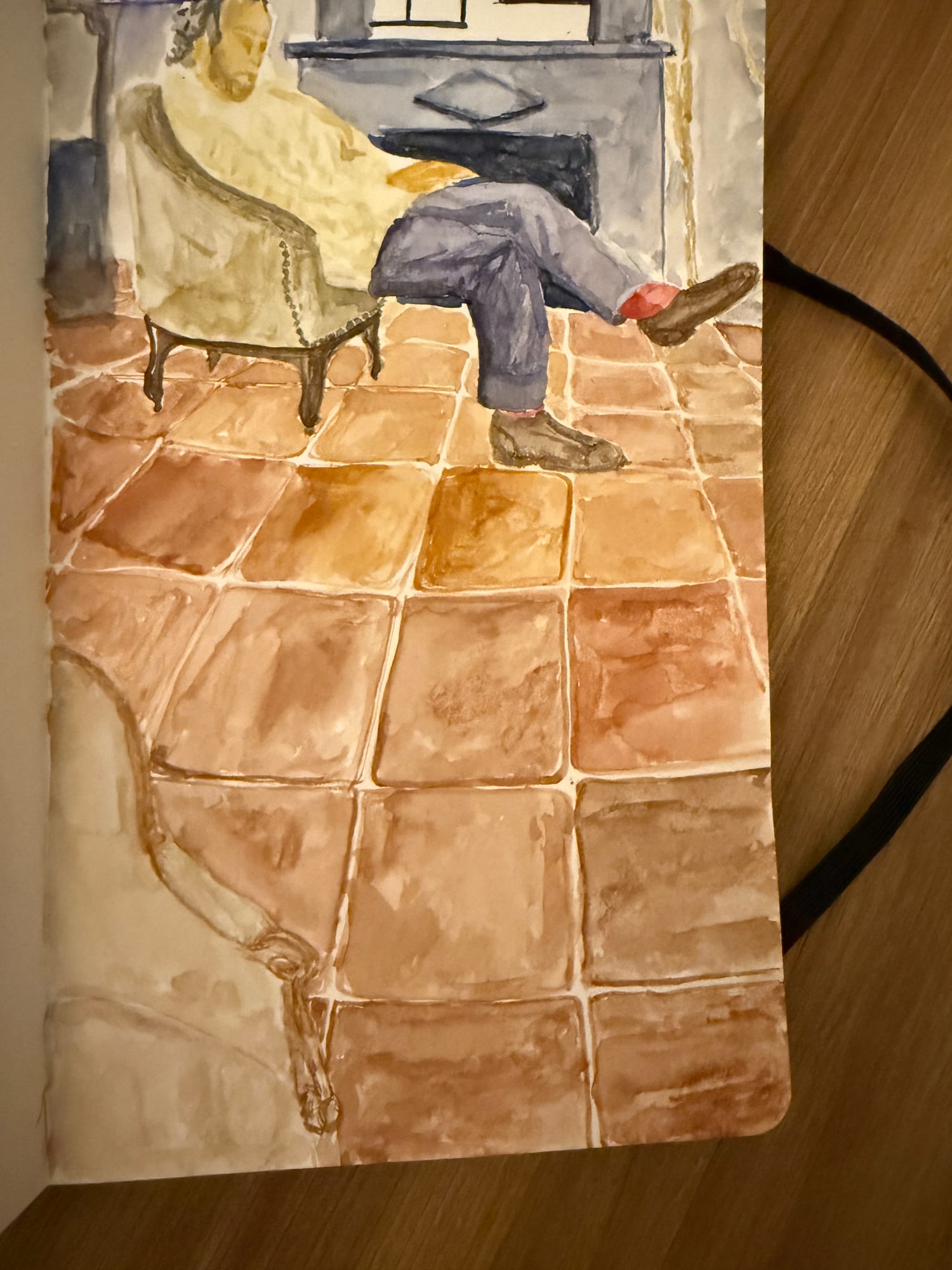 Sketching and aquarelle — sheet 10