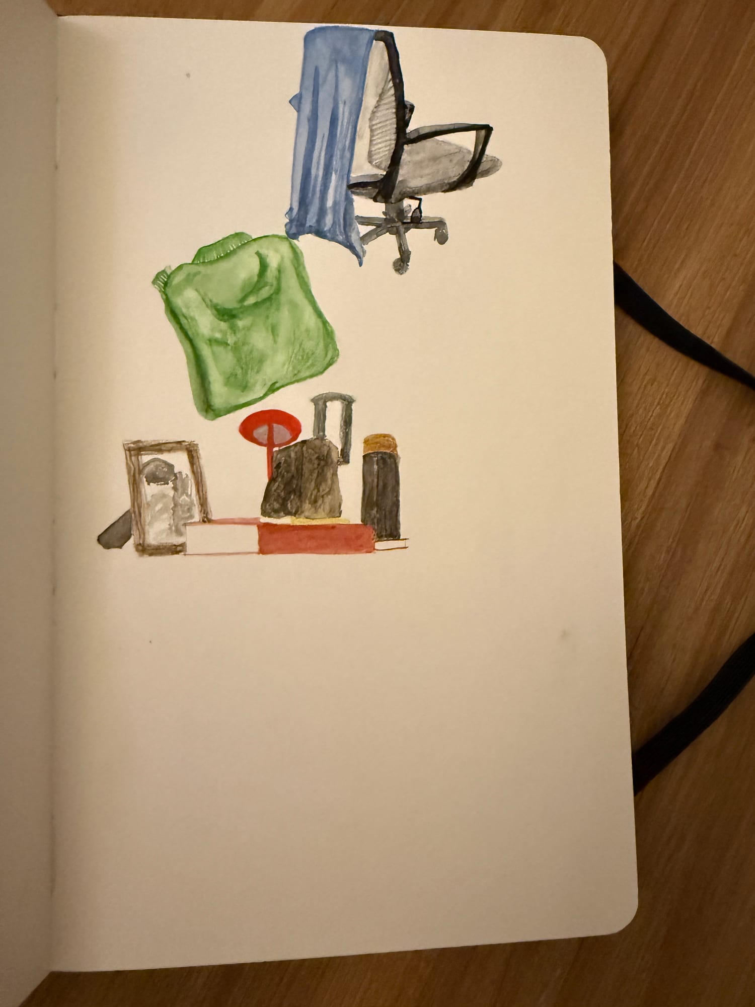 Sketching and aquarelle — sheet 14