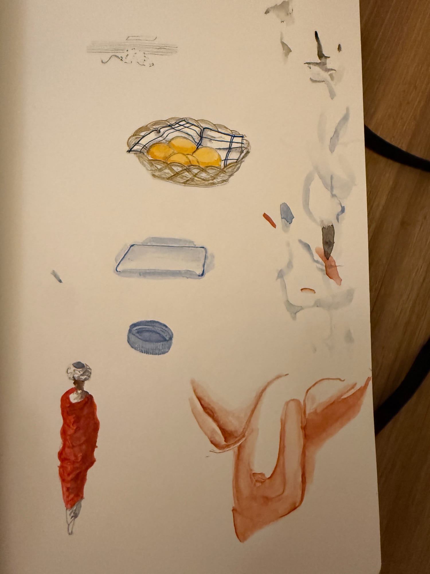 Sketching and aquarelle — sheet 16